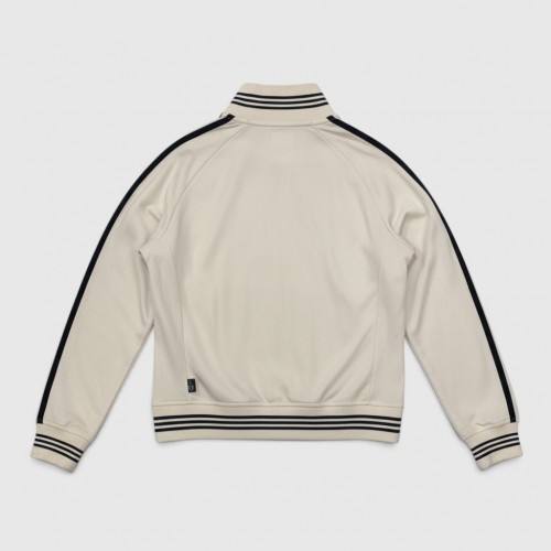 Adidas Originals Retro 3-Stripes Track Jacket Off-White / Pre Owned